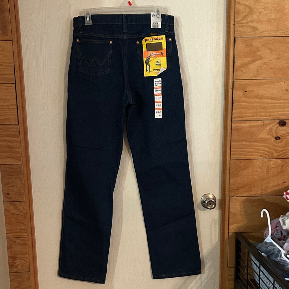 Wrangler boy’s Dark Blue Slim Jeans